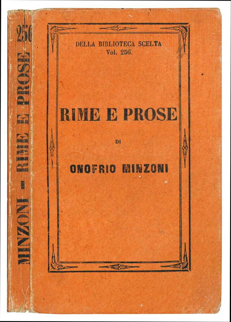 Time e prose di Onofrio Minzoni ferrarese. Edizione completa preceduta dall'elogio dell'autore.