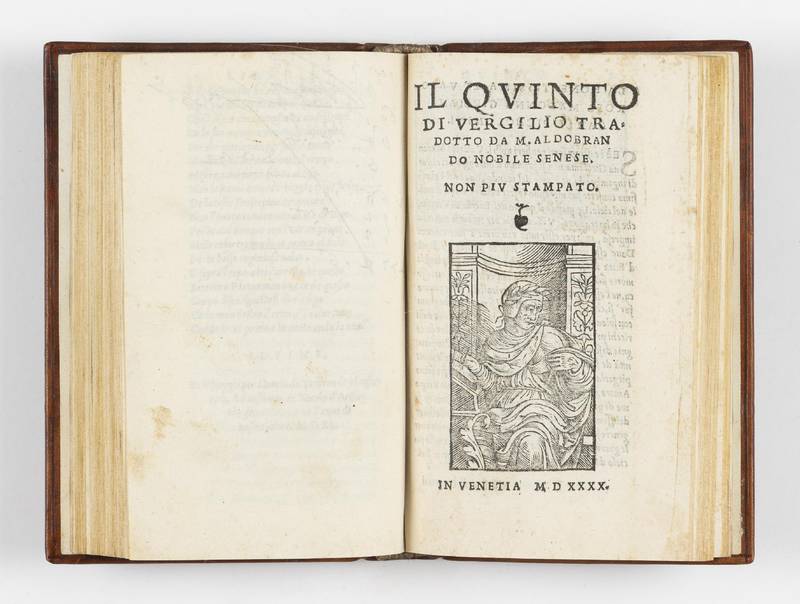 I sei primi libri del Eneide di Vergilio, tradotti à piu illustri & honorate donne. Et tra l'altre à la nobilissima & divina madonna Aurelia Tolomei de Borghesi, à cui ancho è indirizzato tutto il presente volume. MDXXXX