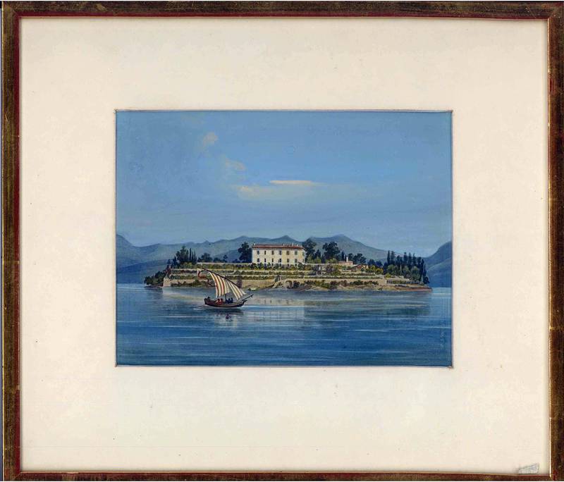 Veduta dell’Isola Madre sul Lago Maggiore.