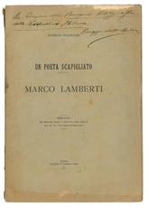 Un poeta scapigliato Marco Lamberti