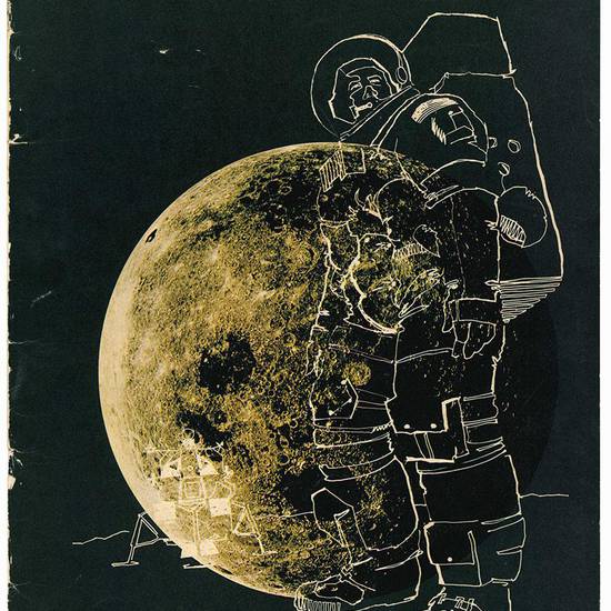 L'uomo sulla luna.