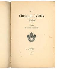 Alla croce di Savoja i Toscani
