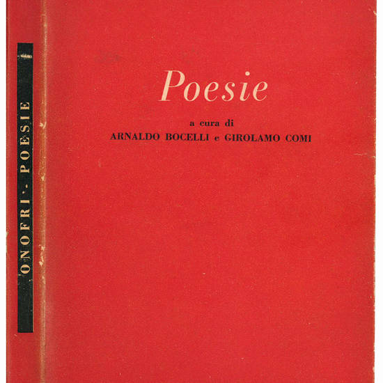 Poesie scelte e ordinate da Arnaldo Bocelli e Girolamo Comi.