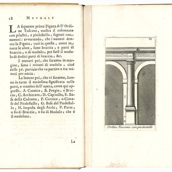 Manuale di architettura di Giovanni Branca architetto della S. Casa di Loreto. Con figure in rame delineate, ed incise da Filippo Vasconi architetto romano. Nuova edizione