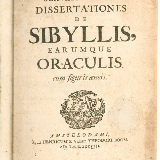 Servatii Gallaei Dissertationes de sibyllis, earumque oraculis. cum figuris aeneis