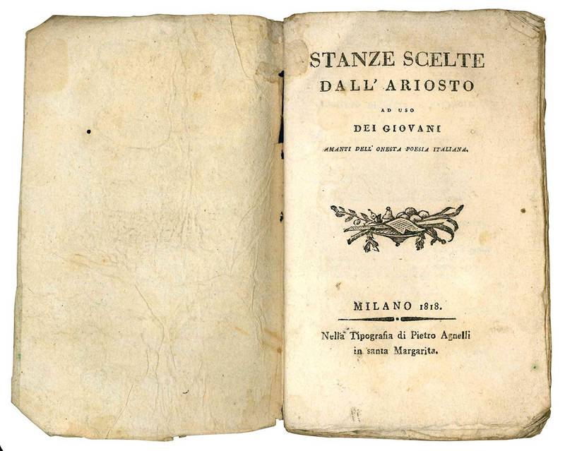 Stanze scelte dall'Ariosto ad uso dei giovani amanti dell'onesta poesia italiana.