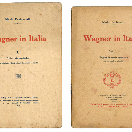 Wagner in Italia. Vol. I e II.