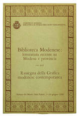 Biblioteca Modenese: letteratura recente su Modena e provincia.