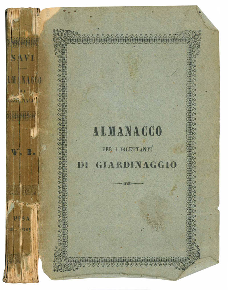 Almanacco per i giovani dilettanti di giardinaggio ... aggiuntovi alcune prose e poesie campestri. Anno 1824. V. I.