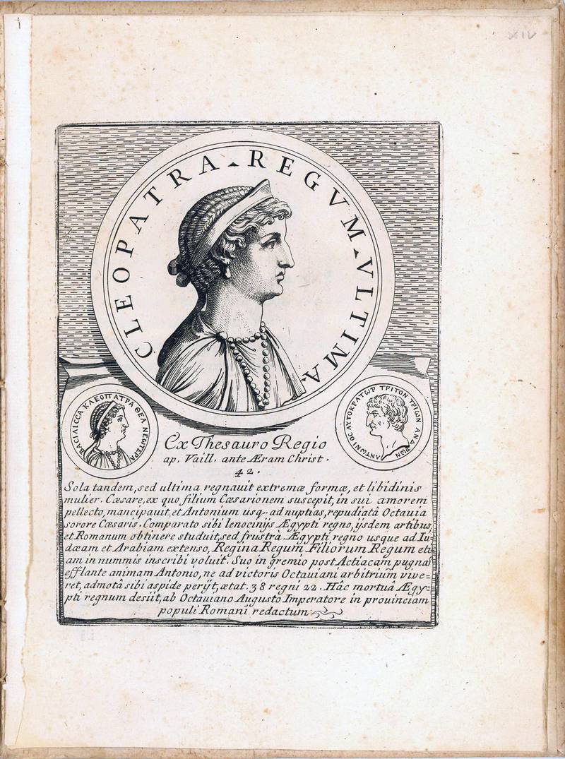Series Ptolemaeorum regum Aegypti incisoribus iconum Caietano Piccinni characterum Ioanne Petroschi