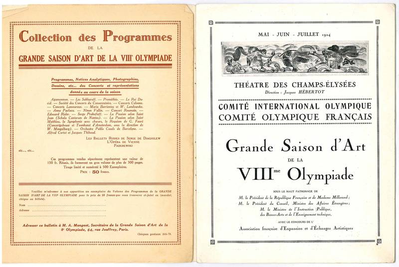 Raccolta di 4 opuscoli degli anni ’20 contenenti programmi teatrali