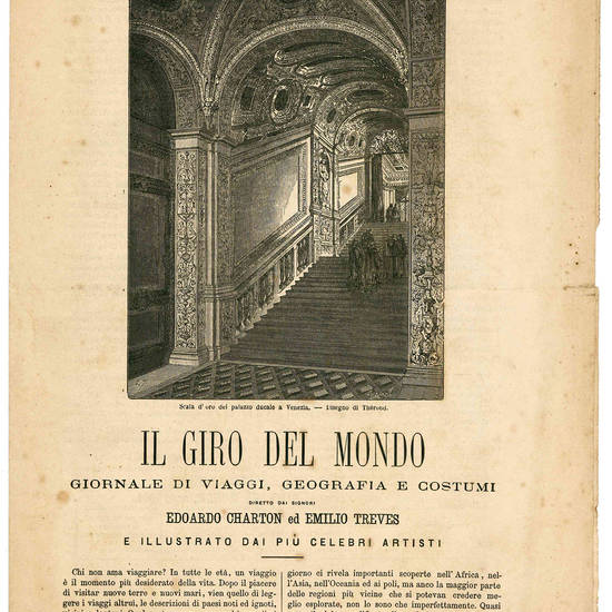 Raccolta di tre avvisi editoriali italiani dell'Ottocento