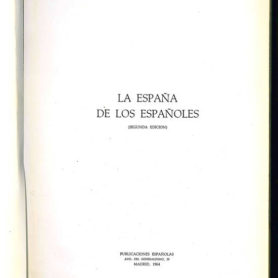 España de los Españoles.
