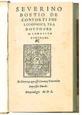 De conforti philosophici, tradotto per M. Lodovico Domenichi