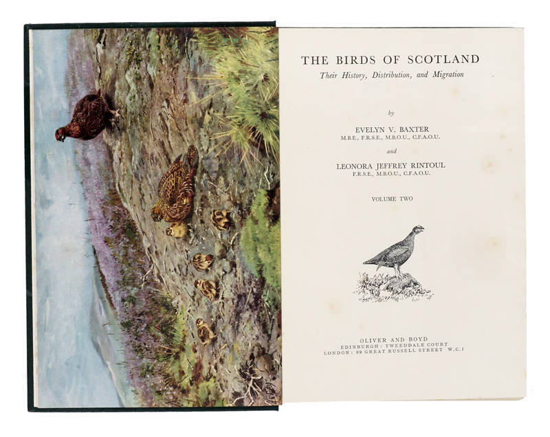 The Birds of Scotland. Their History, Distribution, and Migration. Volume one [-two]