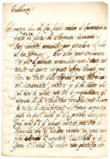 Lettera autografa firmata ed indirizzata a Sigismondo IV Gonzaga. Modena, 31 luglio 1741