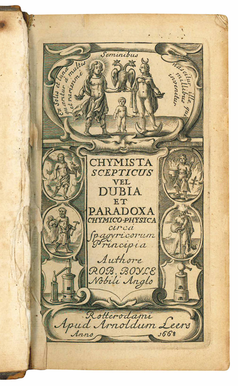 Chymista scepticus vel dubia et paradoxa chymico-physica, circa spagyricorum principia, vulgò dicta hypostatica, prout proponi & propugnari solent a turba alchymistarum. Cui pars praemittitur alterius cujusdam dissertationis ad idem argumentum spectans.