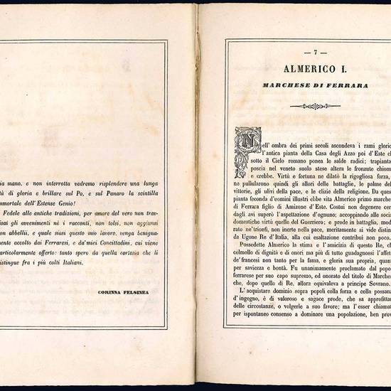 Cenni biografici dei marchesi e duchi estensi, signori di Ferrara e di Modena.