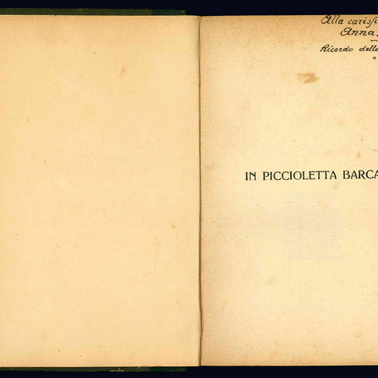In piccioletta barca. Libro della prima conoscenza di Dante.