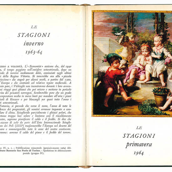 Le stagioni. Rivista trimestrale di varietà economica. Autunno 1963 - Estate 1972.