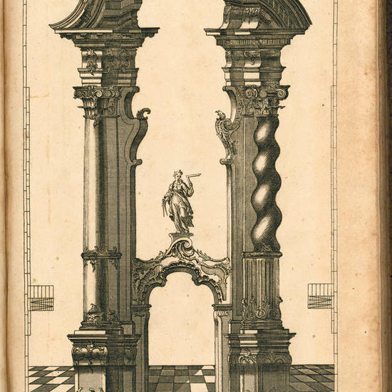 STEINGRUBER, Johann David (1702-1787). Architecture Civile Erster Theil Bestehent in unterschiedl. Zeichnungen mit geho?rigen Grundt u. Aufrissen u. darzu erforderten Profilen