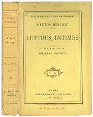 Lettres Intimes avec une préface de Charles Gounod.