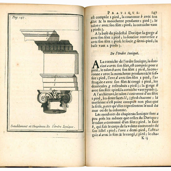 L?architecture pratique, qui comprend le détail du toisé, & du devis des ouvrages de massonnerie, charpenterie, menuiserie, serrurerie, plomberie, vitrerie, ardoise, tuille, pavé de grais & impression. Avec une explication de la Coutume sur le titre de