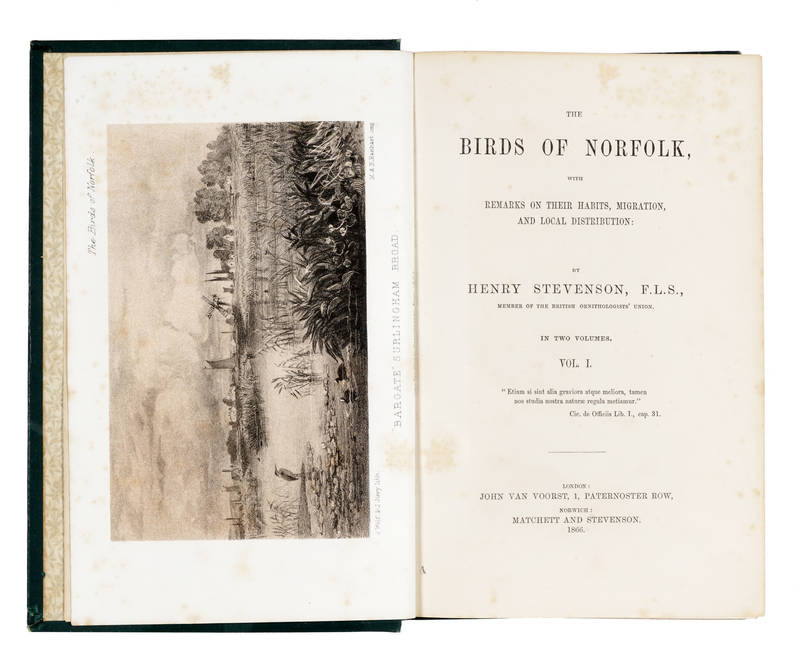 The birds of Norfolk with remarks on their habits, migration and local distribution. In two volumes. Vol. I [-III]