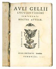 Auli Gellii luculentissimi scriptoris Noctes Atticæ