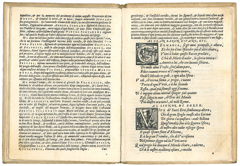 Delle lodi della poesia, d'Omero, et di Virgilio. Oratione composta dall'eccellente signor Andrea Menechini.