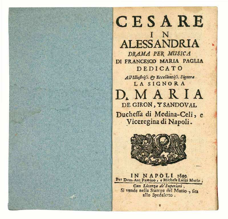 Cesare in Alessandria drama per musica