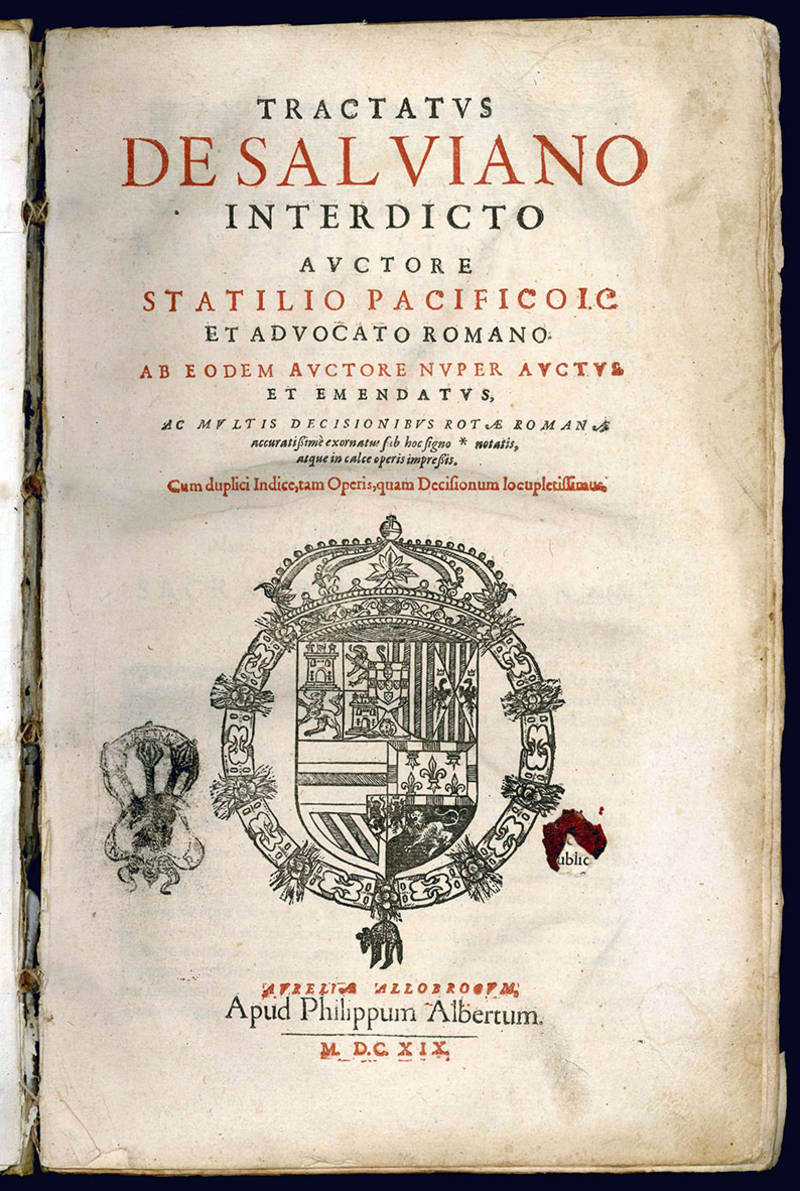 Tractatus de Salviano interdicto.