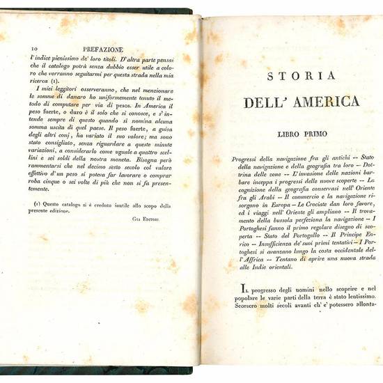 Storia dell'America di Guglielmo Robertson recata in italiano da A.P. Volume primo [-terzo].