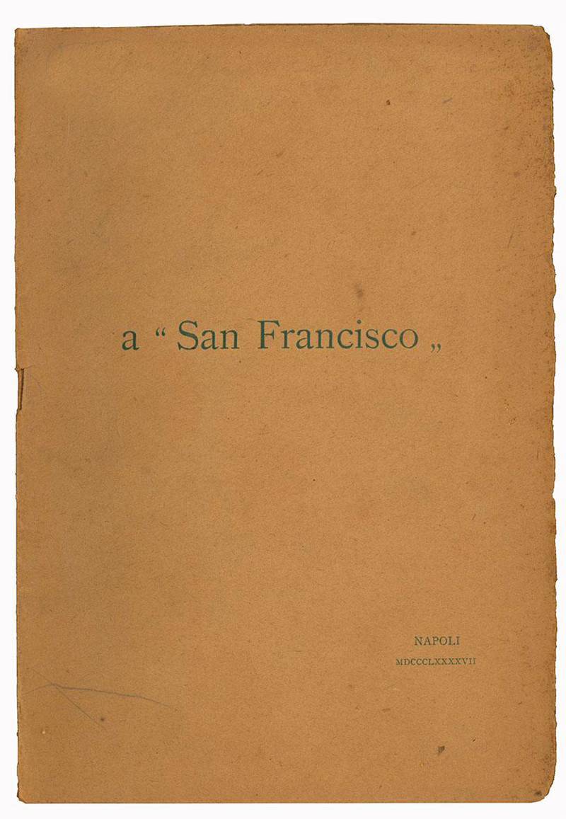 A San Francisco scene napoletane illustrazioni di P. Scoppetta