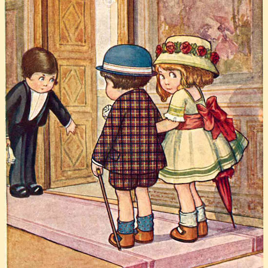 11 cartoline raffiguranti bambini (mm 90x140 ca.)