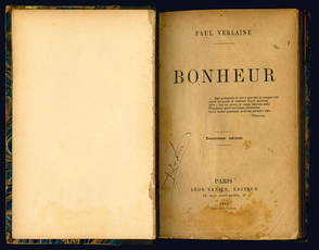 Bonheur. Deuxieme édition.