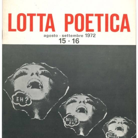 Lotta poetica 15-16 / agosto-settembre 1972.