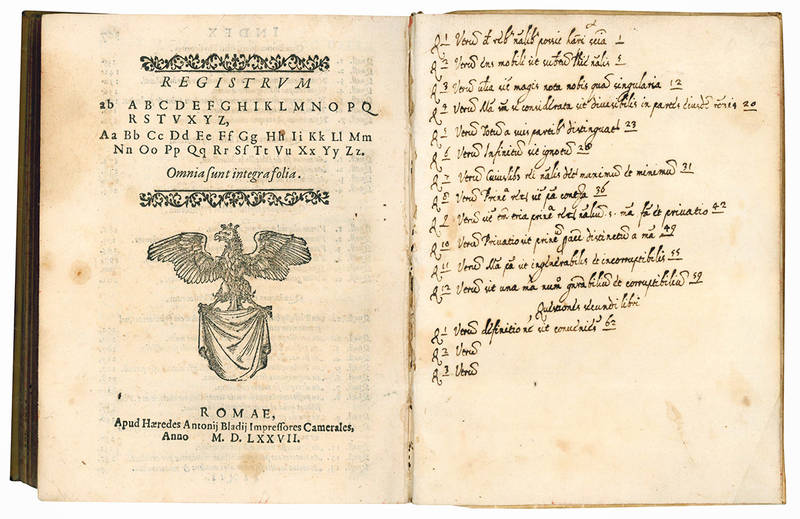 Quaestiones eruditissimae in libros physicorum Rever. P.F. Francisci Sylvestri Ferrariensis, totius ordinis praedicatorum generali mag. theologi, ac philosophi praestantissimi