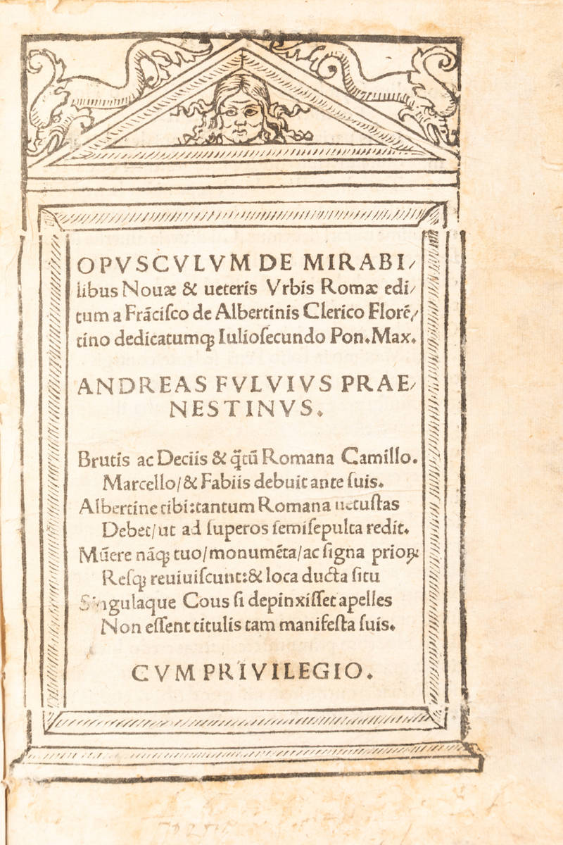 Opusculum de mirabilibus novae & veteris urbis Romae