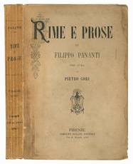 Rime e prose di Filippo Pananti con un cenno della sua vita e la bibliografia degli scritti per cura di Pietro Gori.