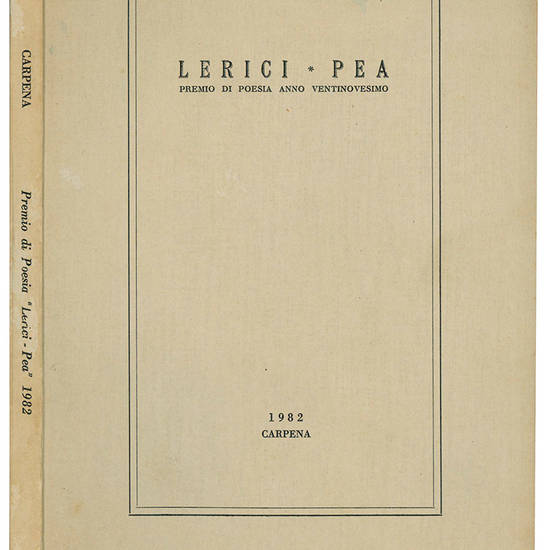 Lerici Pea. Premio di poesia. Anno ventinovesimo.