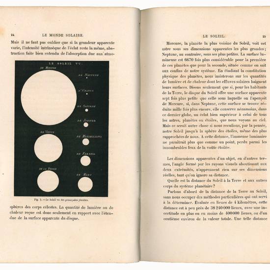 Le ciel notions d'astronomie a l'usage des gens du monde et de la jeunesse par Amedee Guillemin