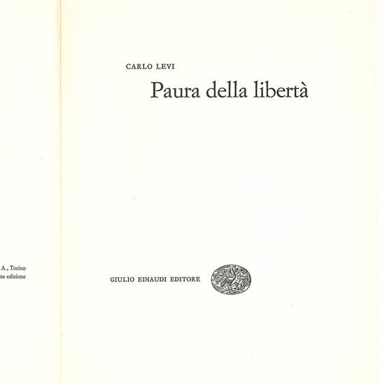 Paura della libertà. Terza edizione.