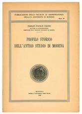 Profilo storico dell'antico studio di Modena.