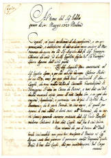 Contratto di nozze. Capitoli per il matrimonio fra Angiola del fu Sig. Giuseppe Chierici e Ippolito di Giuseppe Lodovico Agnani.