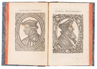 Icones, id est, verae imagines virorum doctrina simul et pietate illustrium, quorum praecipuè ministerio partim bonarum literarum studia sunt restituta, partim vera religio in variis orbis Christiani regionibus, nostra patrúmque memoria fuit instaurata: