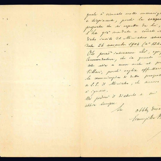 Lettera autografa. Firenze: 15 dicembre 1904.