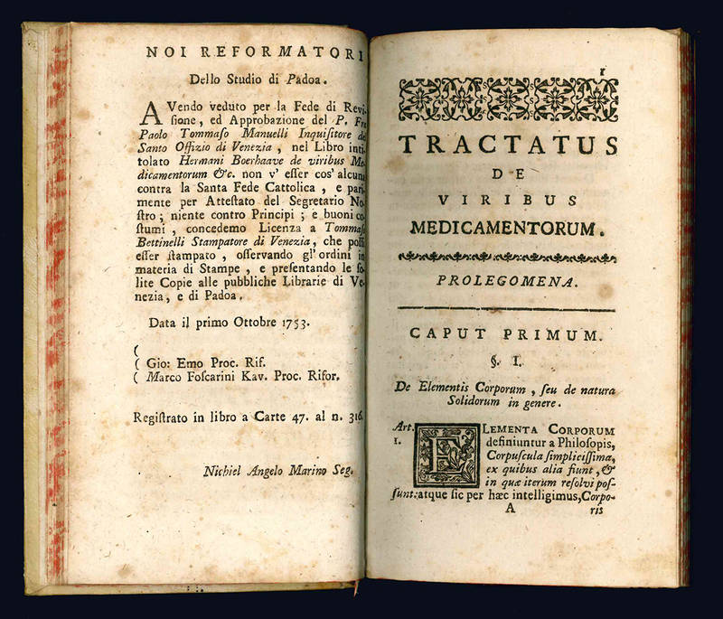 Hermanni Boerhaave ... Tractatus de viribus medicamentorum.