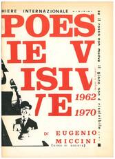 Poesie visive 1962-1970.