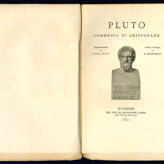 Pluto. Commedia di Aristofane.